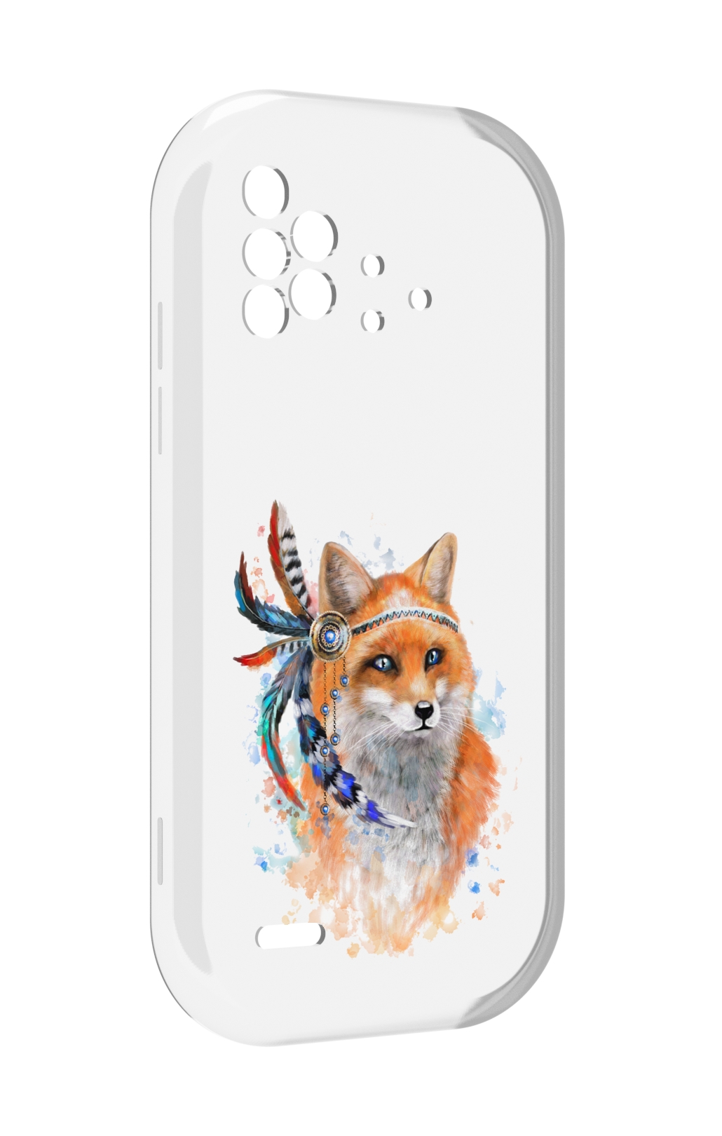 

Чехол MyPads инду лиса для UMIDIGI Bison X10 / X10 Pro, Прозрачный, Tocco