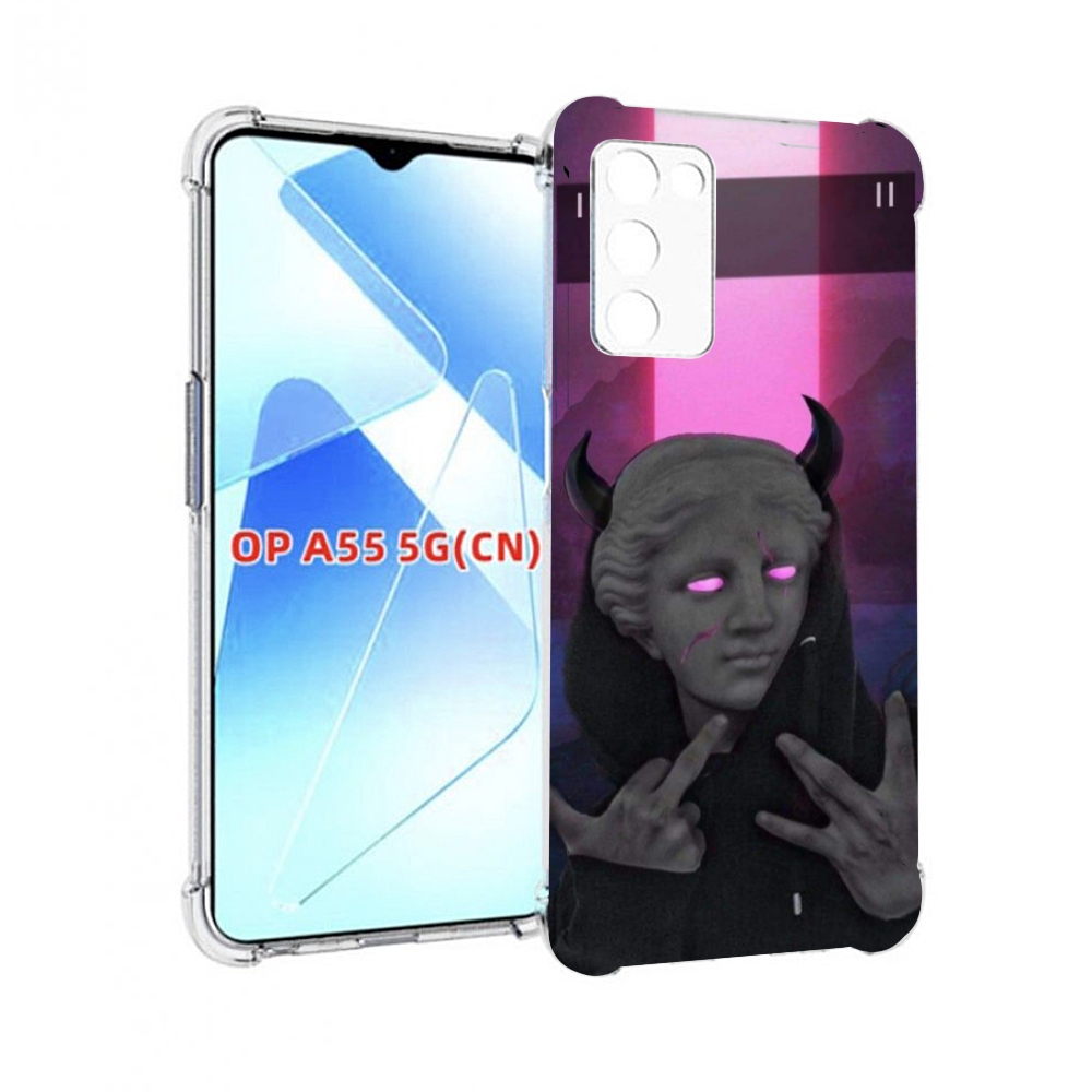 

Чехол MyPads глитч-статуя для Infinix Zero X Neo, Прозрачный, Tocco