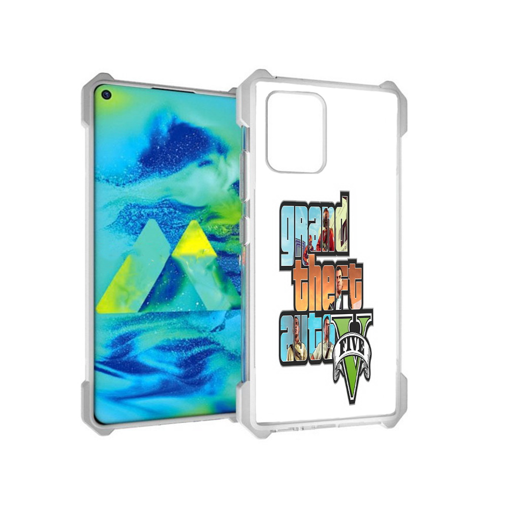 

Чехол MyPads Tocco для Samsung Galaxy S10 Lite игра гта (PT143840.502.373), Прозрачный, Tocco