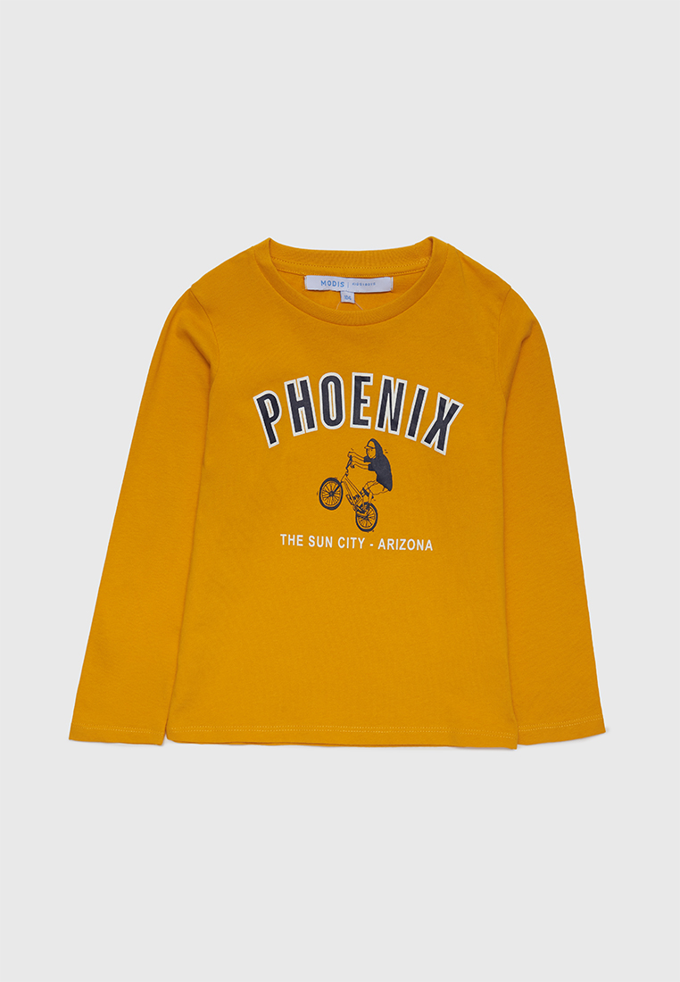 

Лонгслив Modis M212K00666R262K06 цв. желтый р. 110, M212K00666R262K06