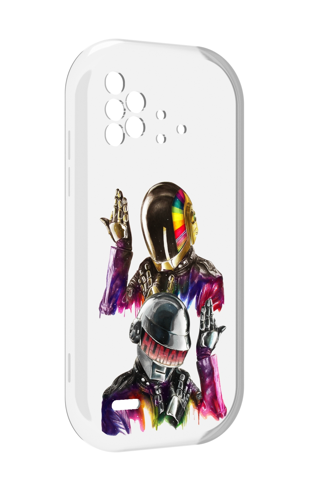 

Чехол MyPads диско космонавты для UMIDIGI Bison X10 / X10 Pro, Прозрачный, Tocco