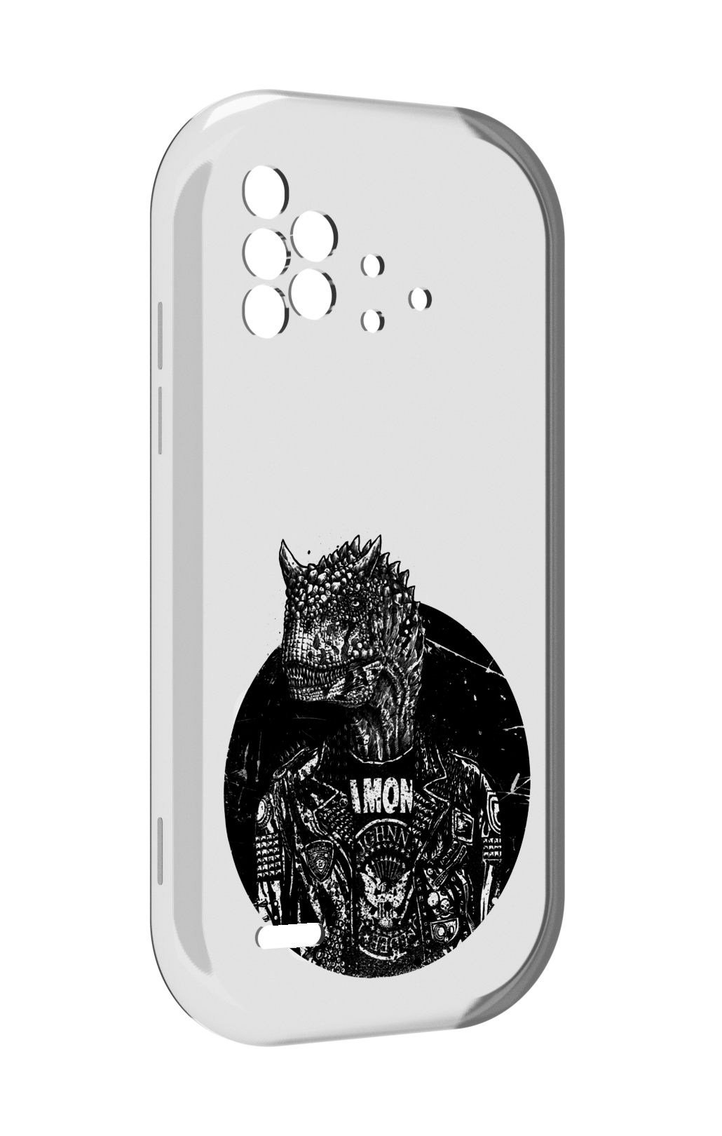 

Чехол MyPads динозавр в куртке для UMIDIGI Bison X10 / X10 Pro, Прозрачный, Tocco