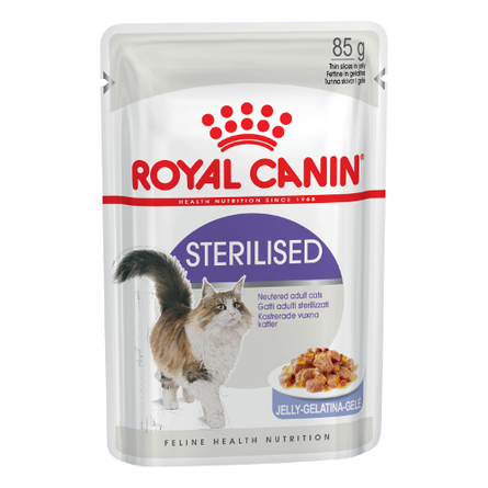 фото Влажный корм для кошек royal canin feline health nutrition sterilised, мясо, 85г