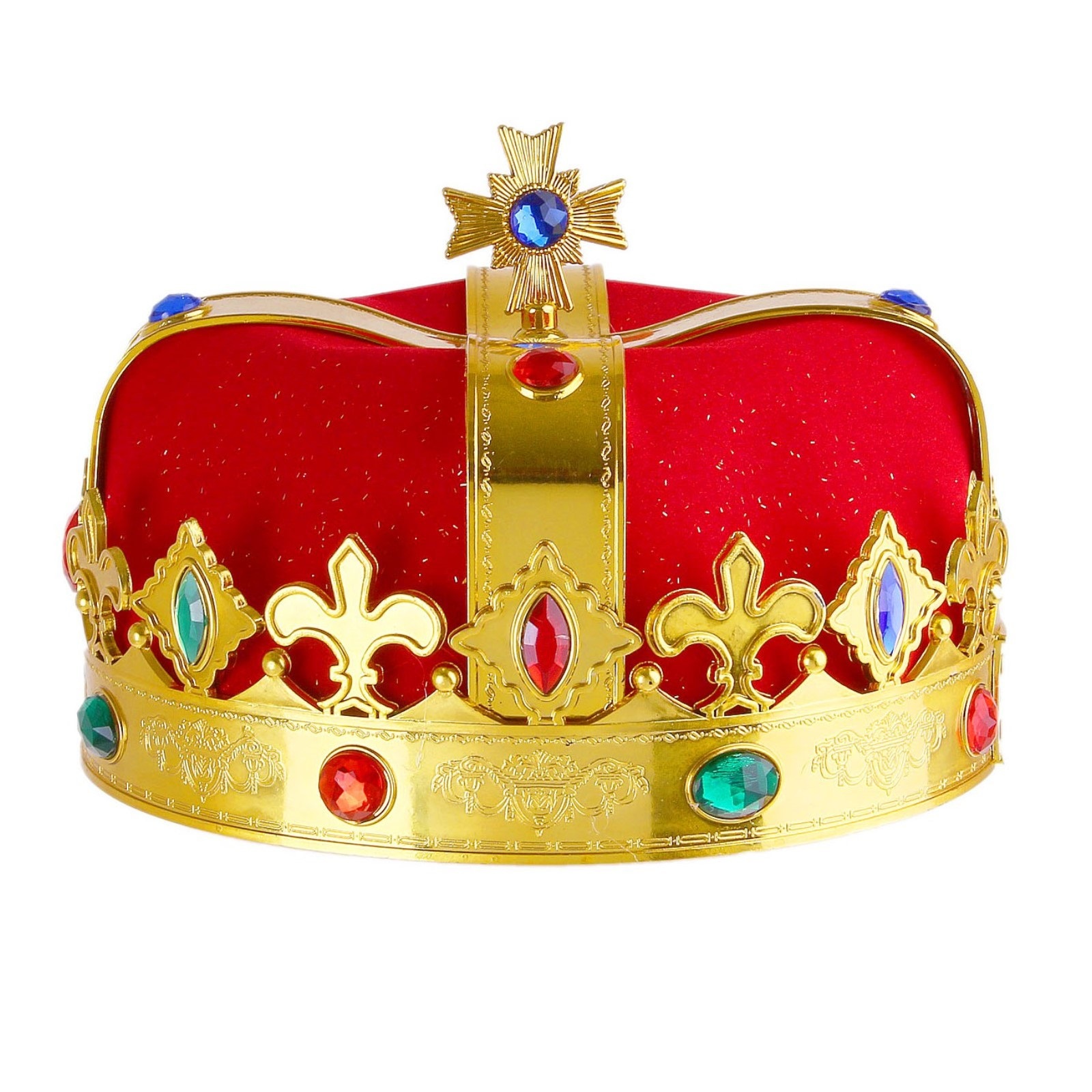 

Корона Король цвет красный 326210, Золотистый;красный