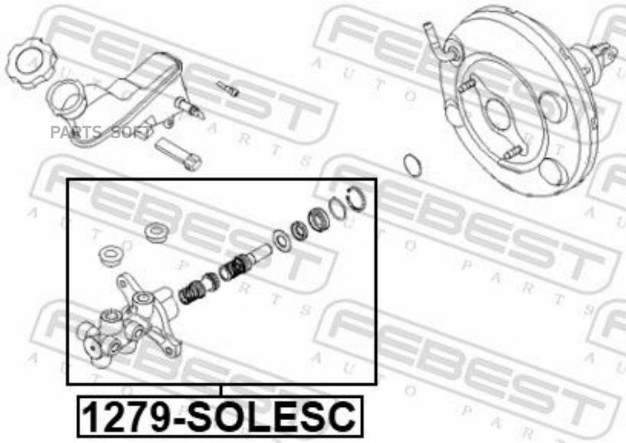 1279-SOLESC_ЦИЛИНДР ТОРМОЗНОЙ ГЛАВНЫЙ