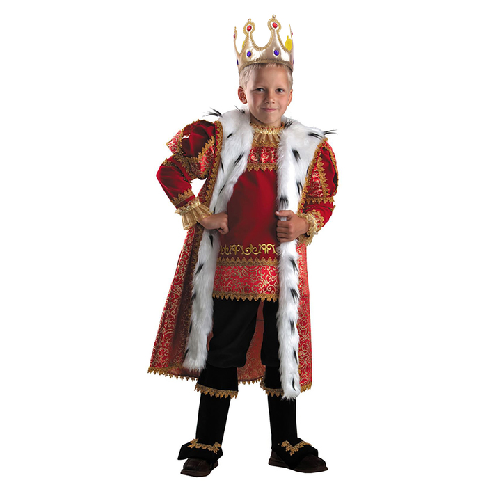 

Карнавальный костюм Батик Король (бархат и парча) р. 36 рост 146 см 2220376