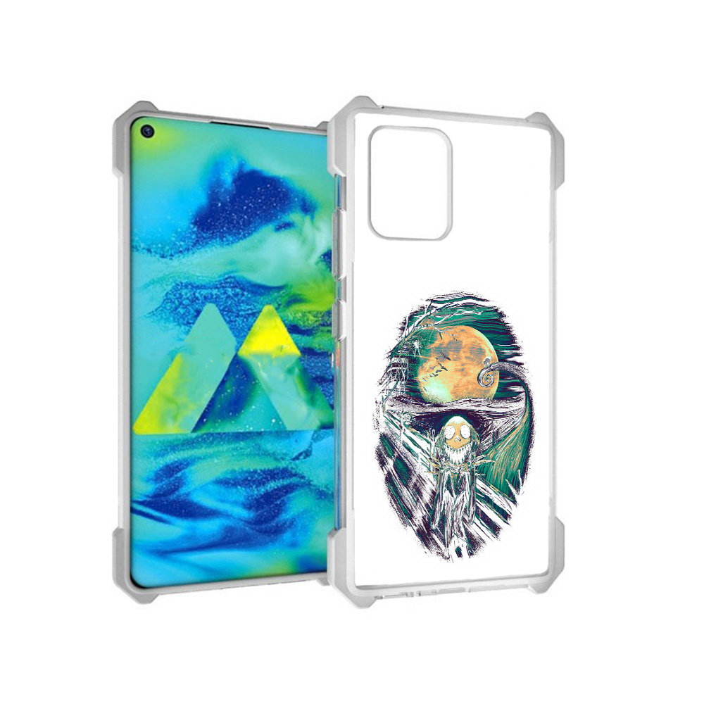 

Чехол MyPads Tocco для Samsung Galaxy S10 Lite зубастое существо абстракция, Прозрачный, Tocco