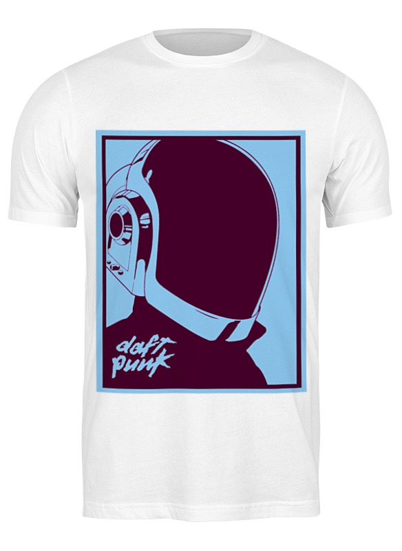 Футболка женская Printio Daft punk белая 3XL