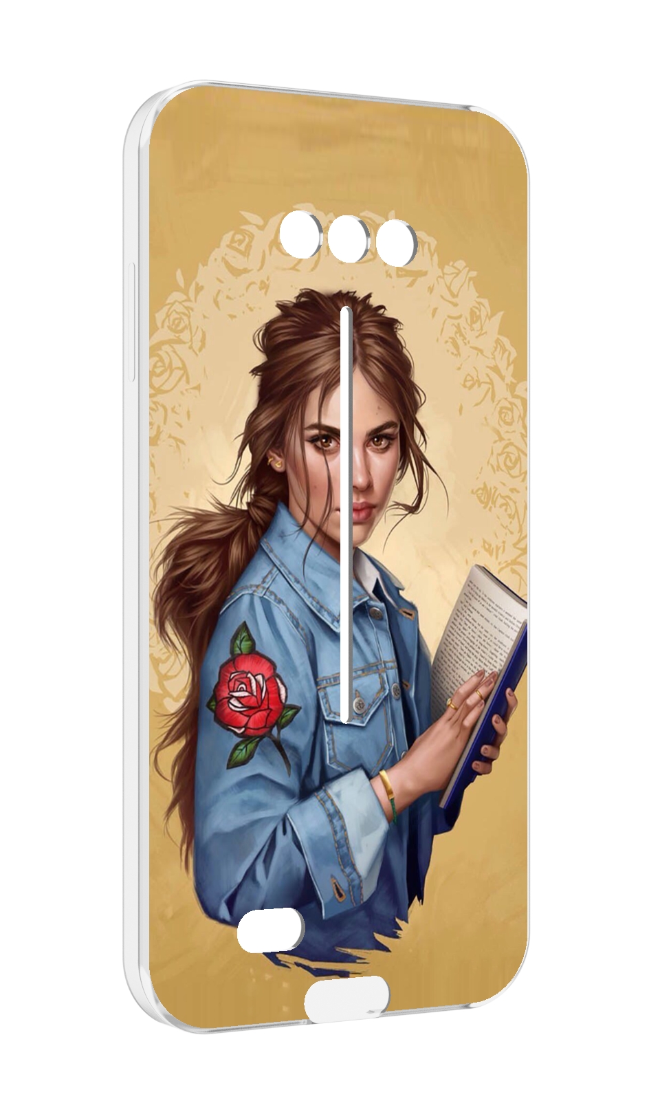 

Чехол MyPads девушка-в-бежевом-фоне для Doogee S41/S41 Pro противоударный, Tocco