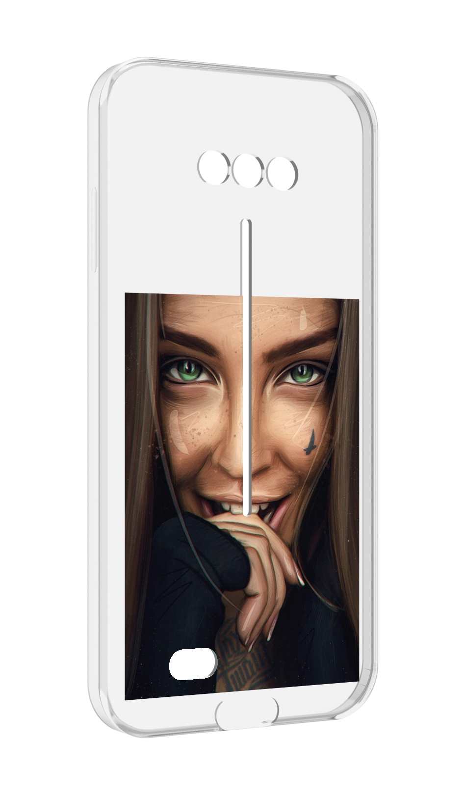 

Чехол MyPads девушка улыбается женский для Doogee S41/S41 Pro противоударный, Tocco