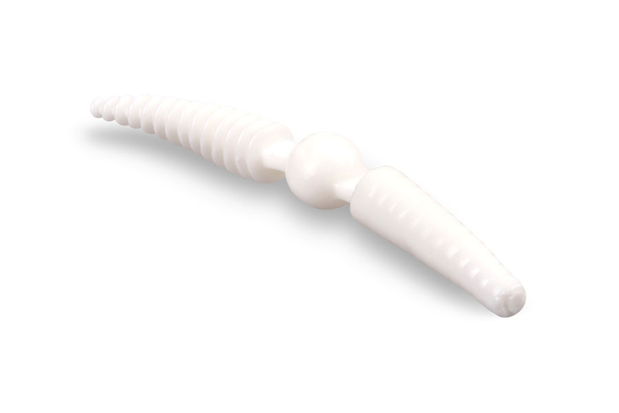 

Мягкая приманка червь PULSE 55mm цвет OR49, Белый, Pulse