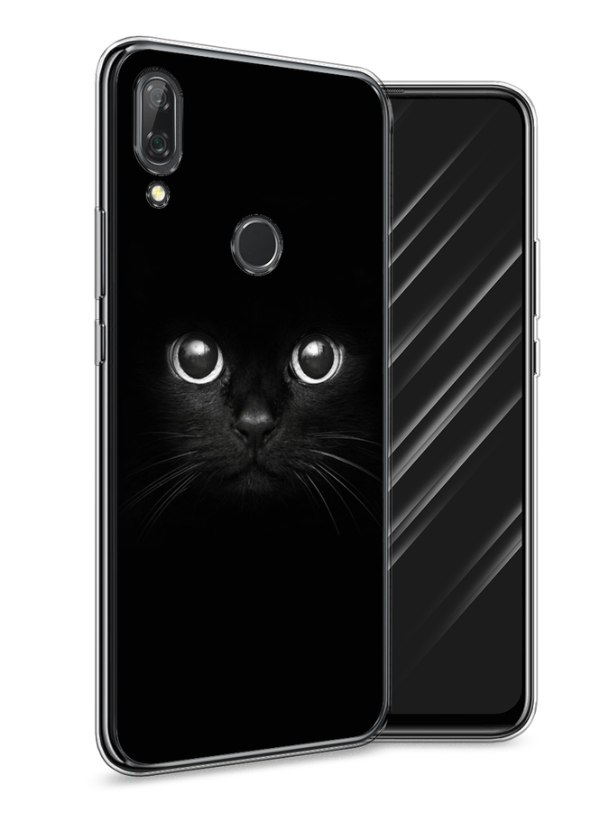 

Чехол Awog на Huawei P Smart Z "Взгляд черной кошки", Черный, 69450-1