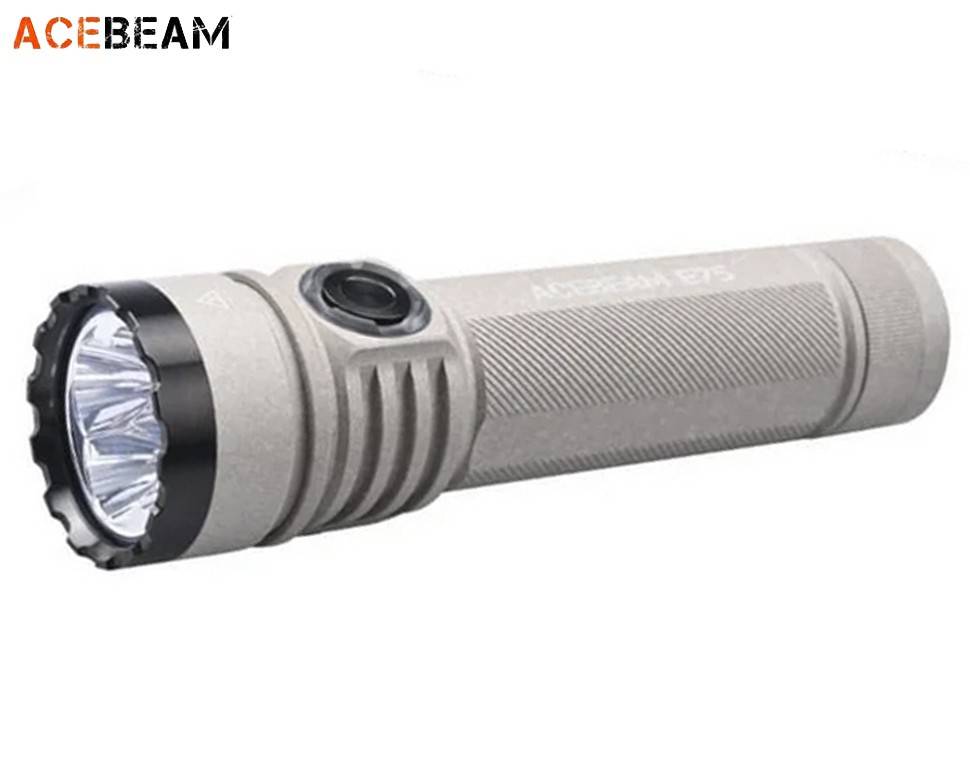 Фонарь Acebeam E75 Micro-Arc Oxidation Neutral White, 7 режимов, 210 метров, 3000 люмен