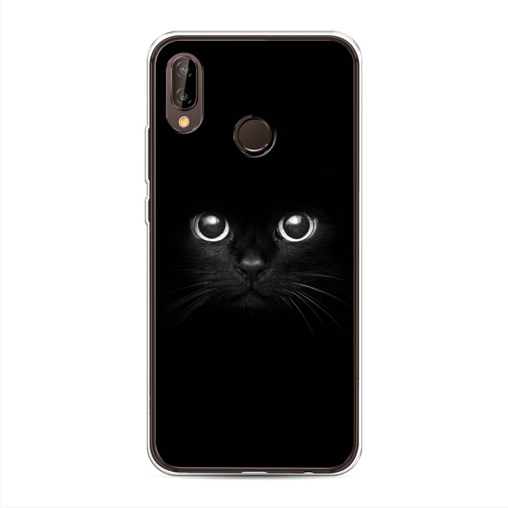 

Чехол Awog на Huawei Nova 3 "Взгляд черной кошки", Черный, 66150-1