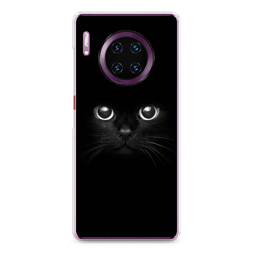 

Чехол Awog на Huawei Mate 30 Pro "Взгляд черной кошки", Черный, 610450-1