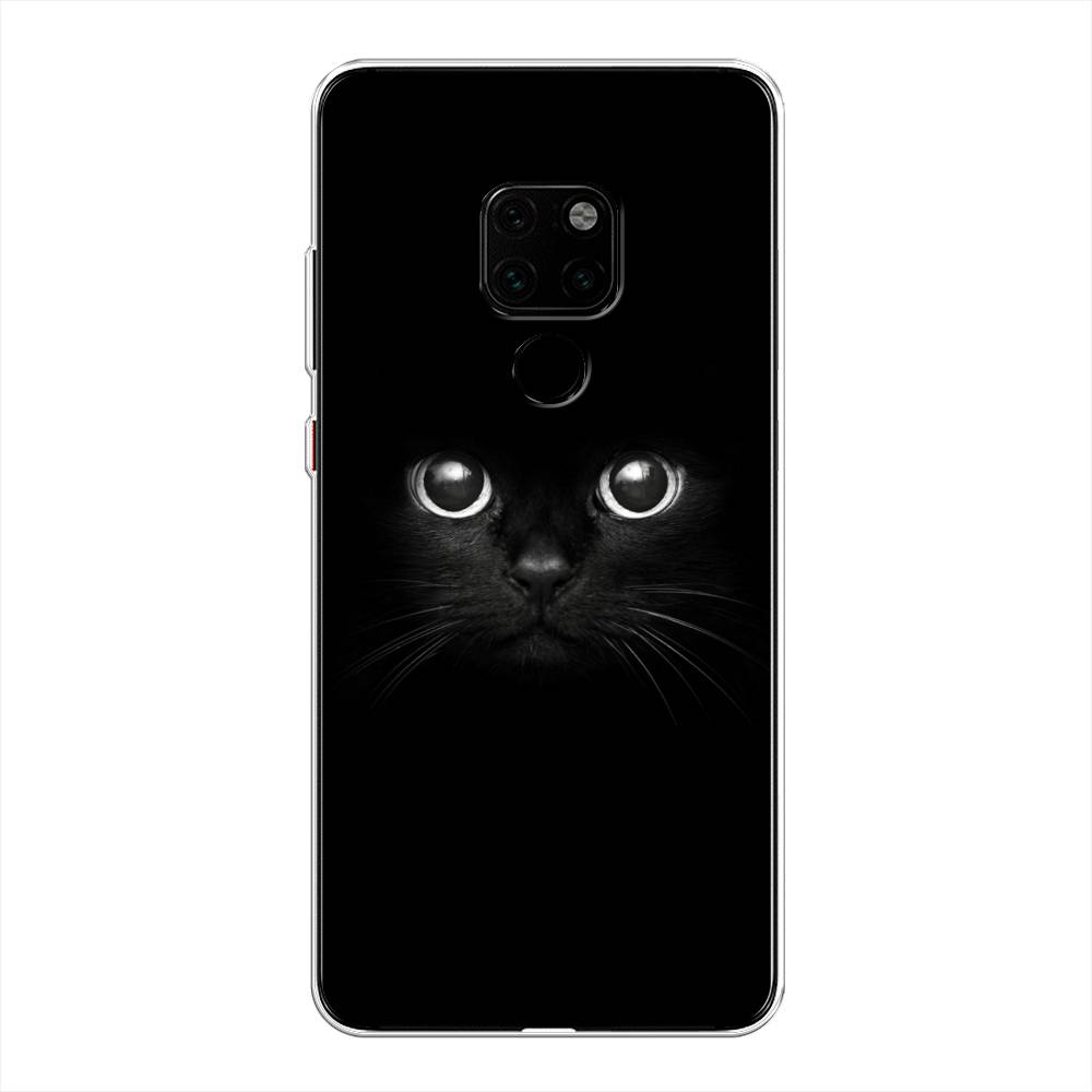 

Чехол Awog на Huawei Mate 20 "Взгляд черной кошки", Черный, 66850-1