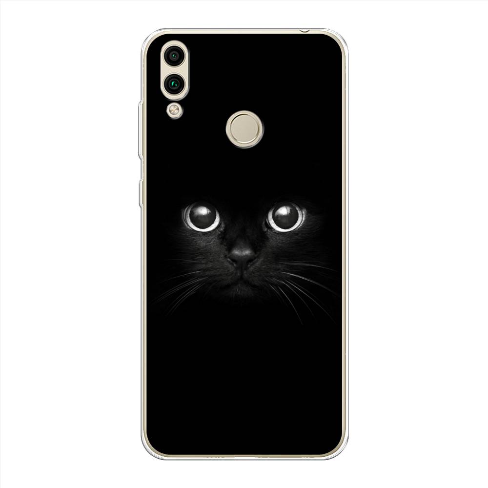 

Чехол Awog на Honor 8C "Взгляд черной кошки", Черный, 67150-1