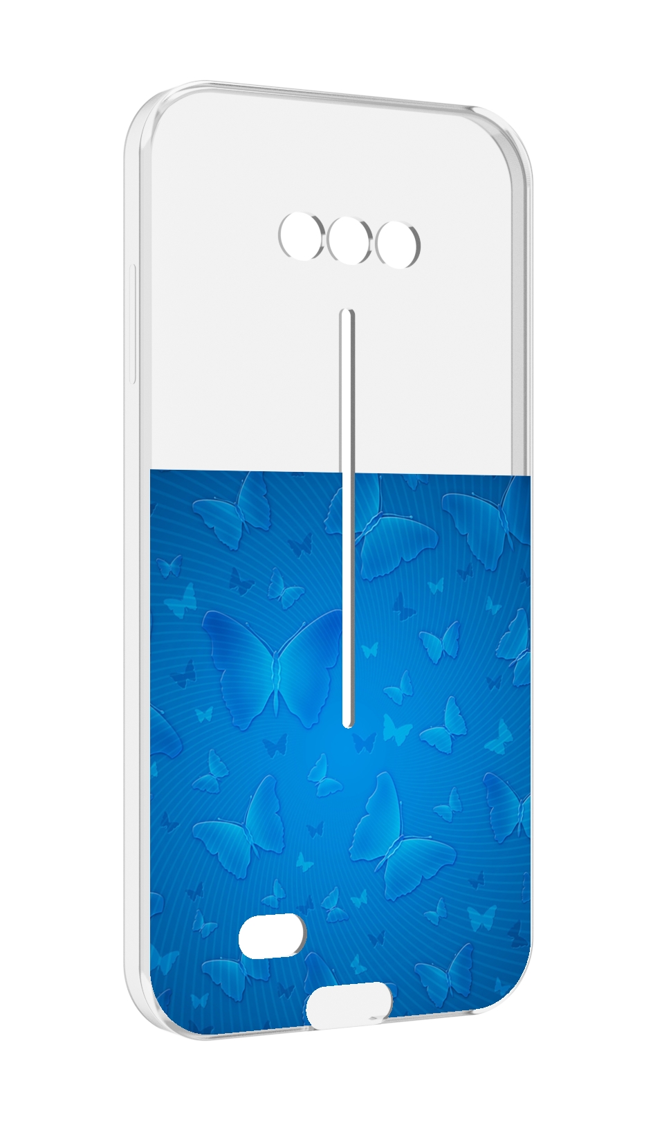 

Чехол MyPads голубые-бабочки для Doogee S41/S41 Pro противоударный, Tocco