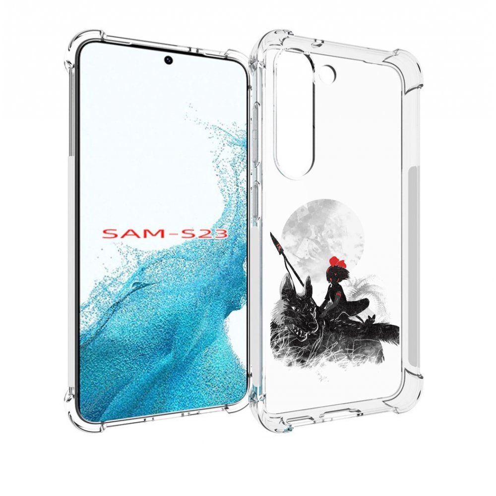 

Чехол MyPads мононоке для Samsung Galaxy S23, Прозрачный, Tocco