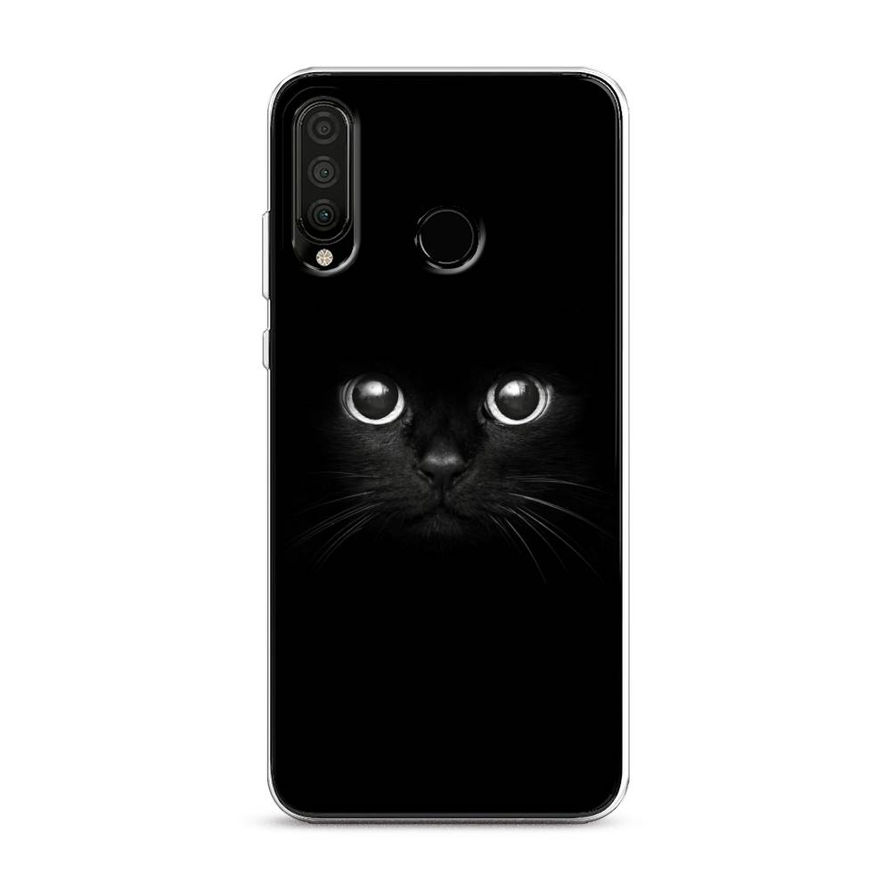 

Чехол Awog на Honor 20S "Взгляд черной кошки", Черный, 610750-1