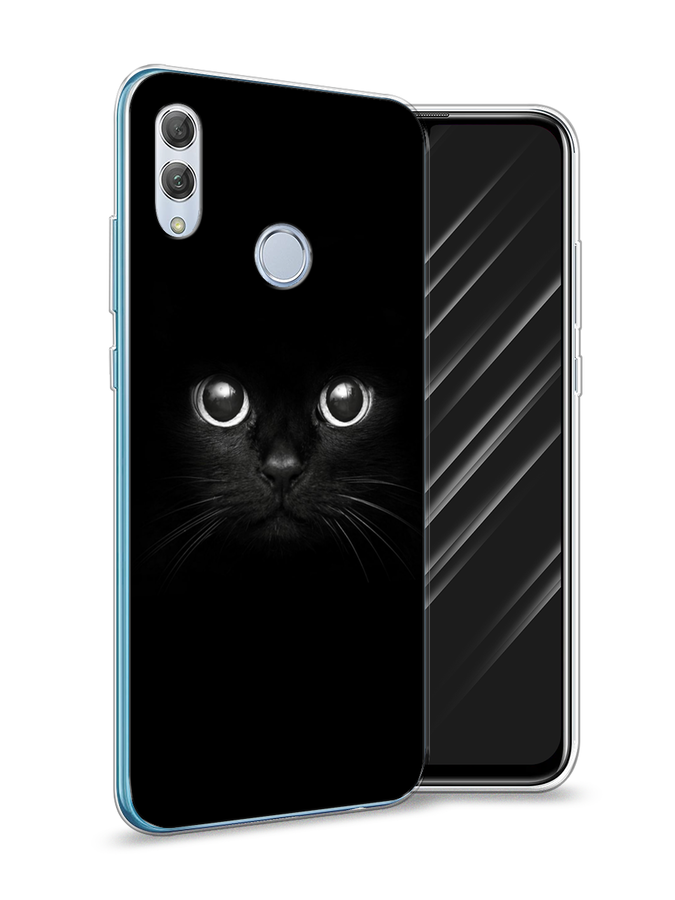 

Чехол Awog на Honor 10 Lite "Взгляд черной кошки", Черный, 67550-1