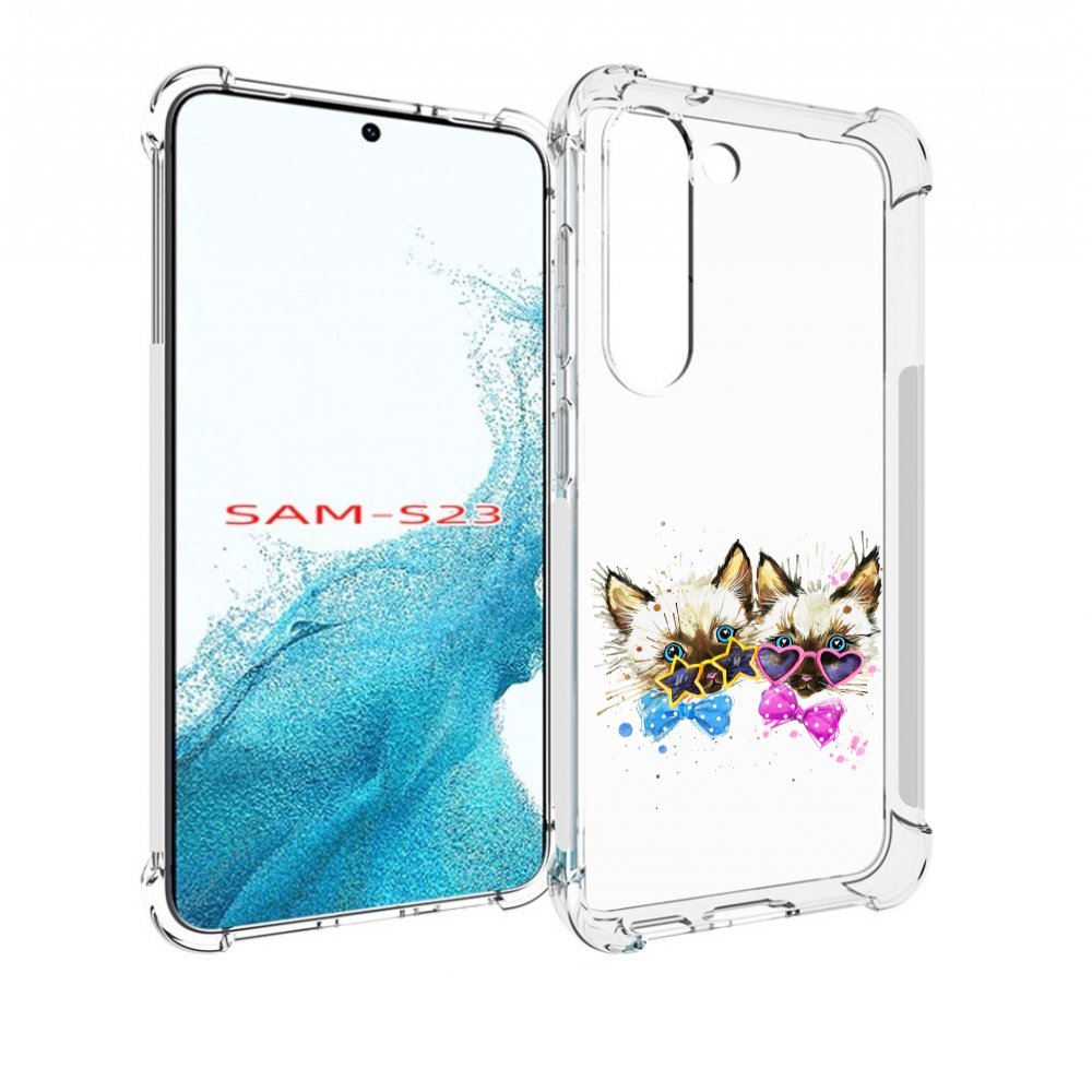 

Чехол MyPads милые котята для Samsung Galaxy S23, Прозрачный, Tocco
