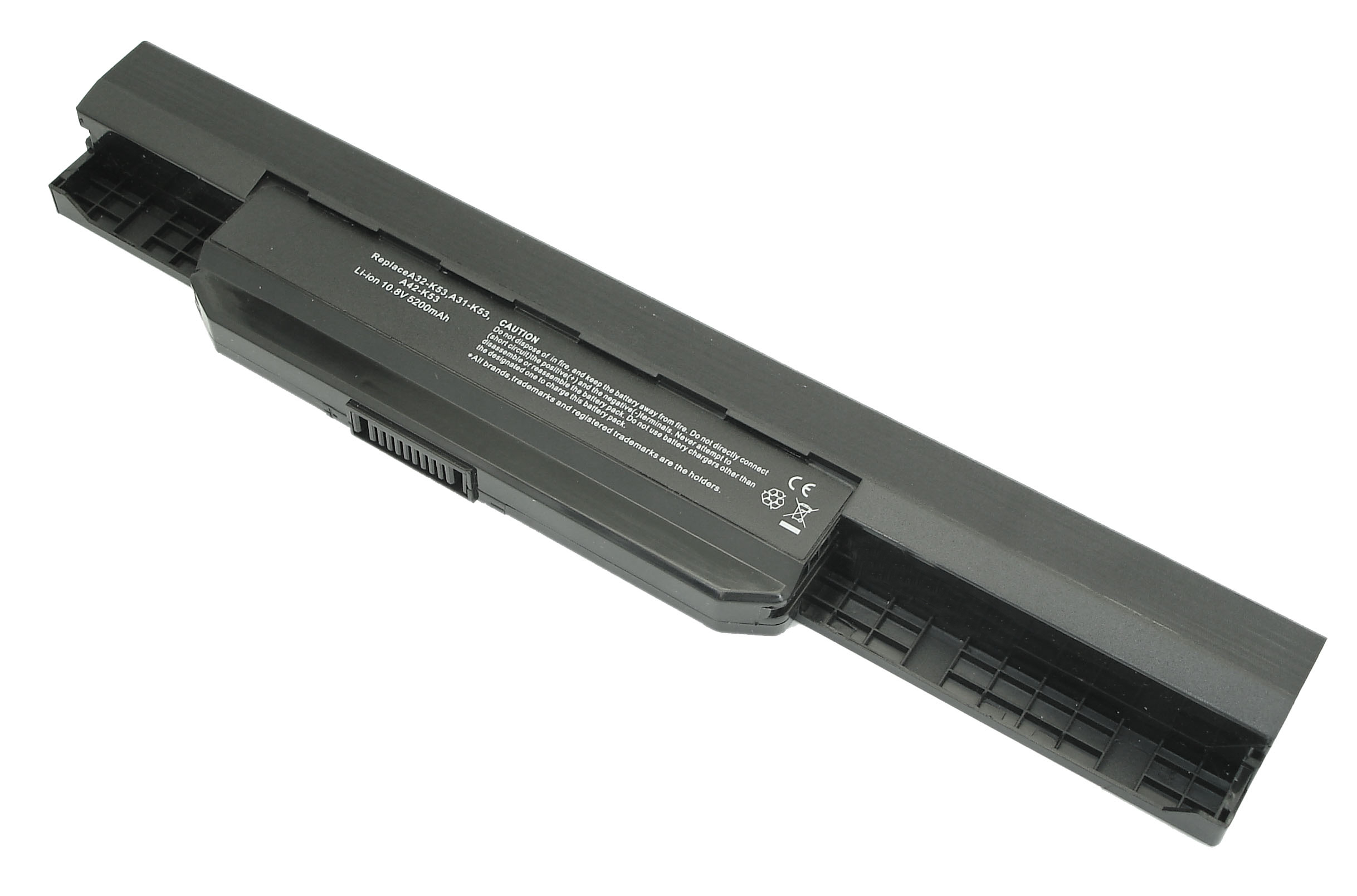 Аккумулятор GREENWAY для ноутбука Asus K53 (A32-K53) 10,8V 5200mAh OEM черная