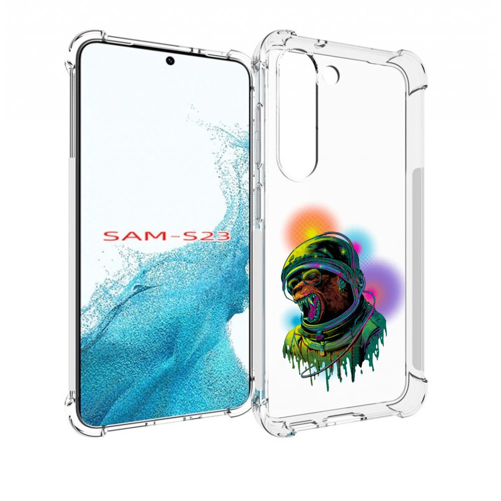 

Чехол MyPads медведь космонавт для Samsung Galaxy S23, Прозрачный, Tocco