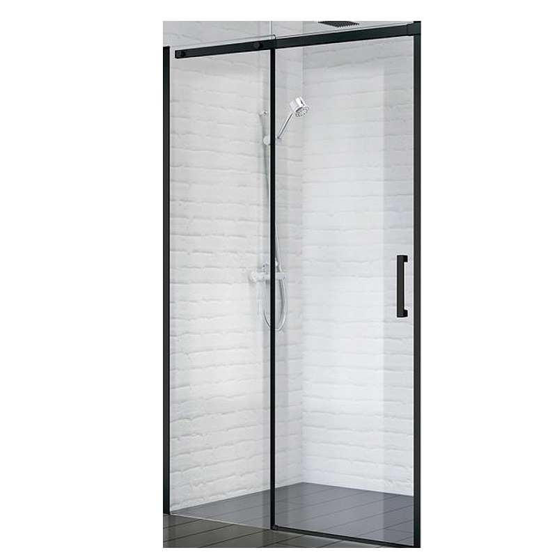 

BelBagno Душевая дверь Acqua BF-1-120-C-NERO, 120 х 195 см, профиль черный матовый, стекл