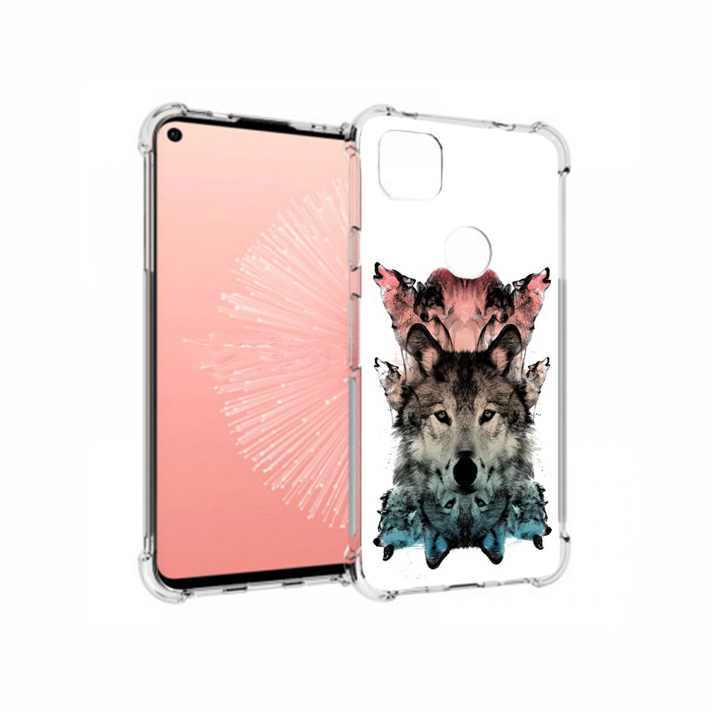 

Чехол MyPads Tocco для Google Pixel 4A стая, Прозрачный, Tocco