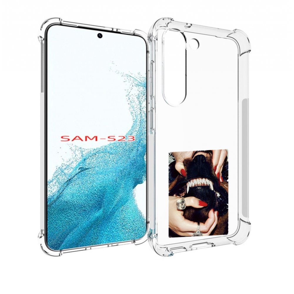

Чехол MyPads маникюр для Samsung Galaxy S23, Прозрачный, Tocco
