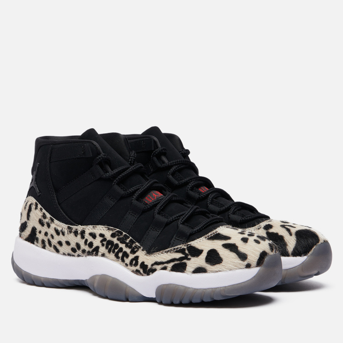 фото Кроссовки женские nike wmns air jordan 11 retro animal instinct черные 38.5 eu