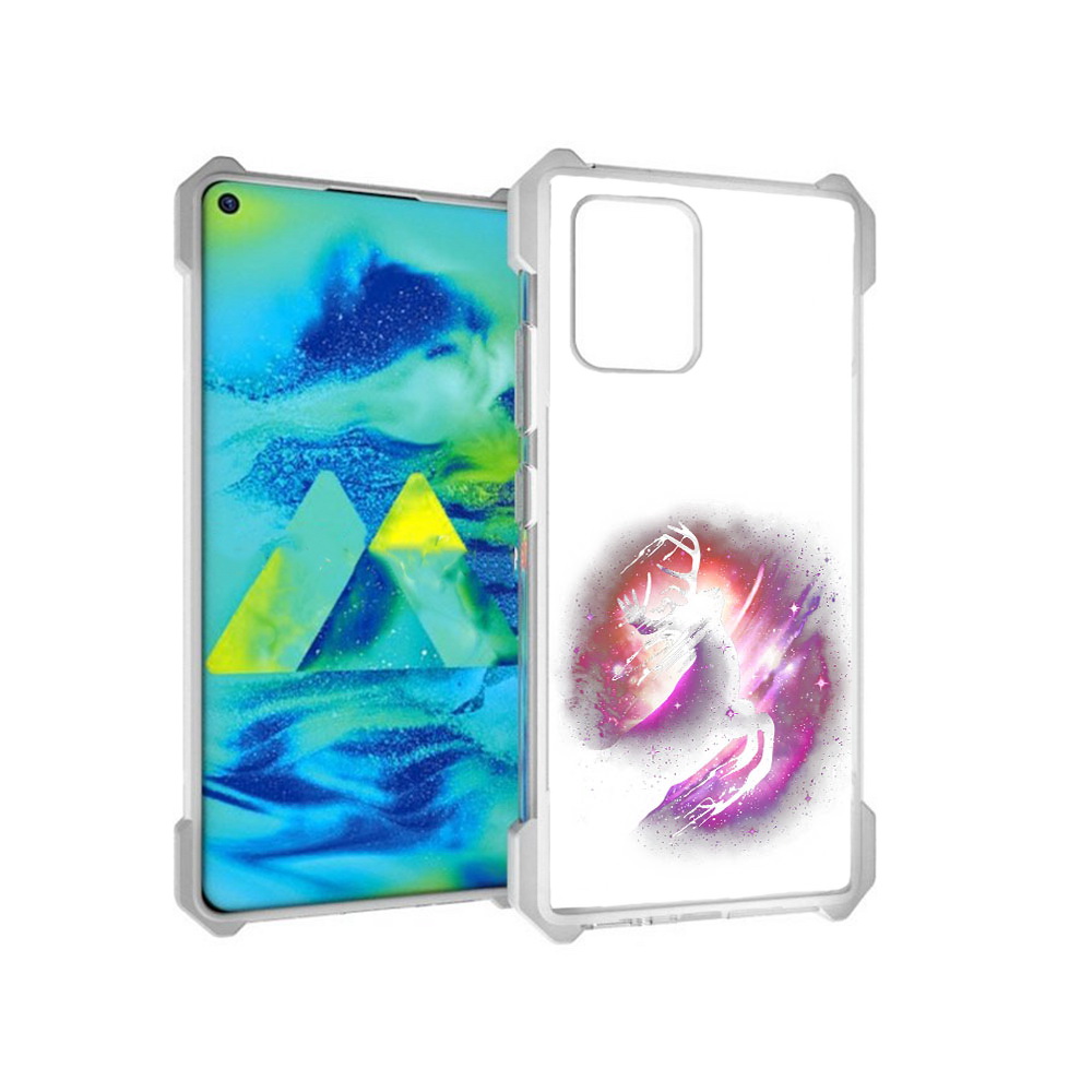 

Чехол MyPads Tocco для Samsung Galaxy S10 Lite звездный олень (PT143840.502.354), Прозрачный, Tocco