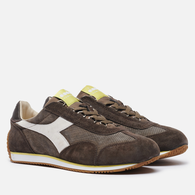 фото Кроссовки мужские diadora heritage equipe suede stone wash коричневые 41 eu