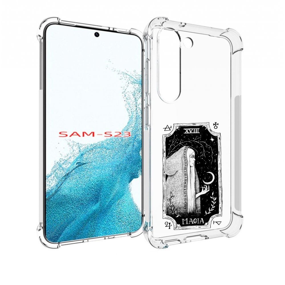 

Чехол MyPads лунная магия для Samsung Galaxy S23, Прозрачный, Tocco