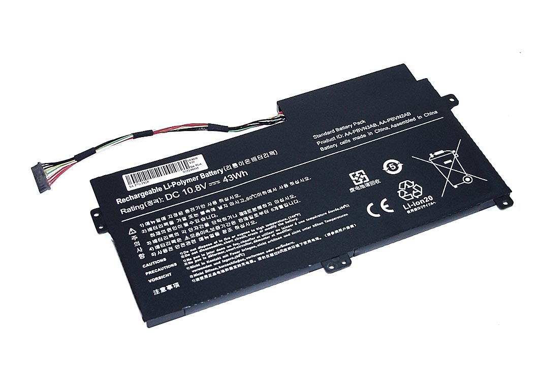 Аккумулятор GREENWAY для ноутбука Samsung 370 (AA-PBVN3AB) 10.8V 43Wh OEM черная