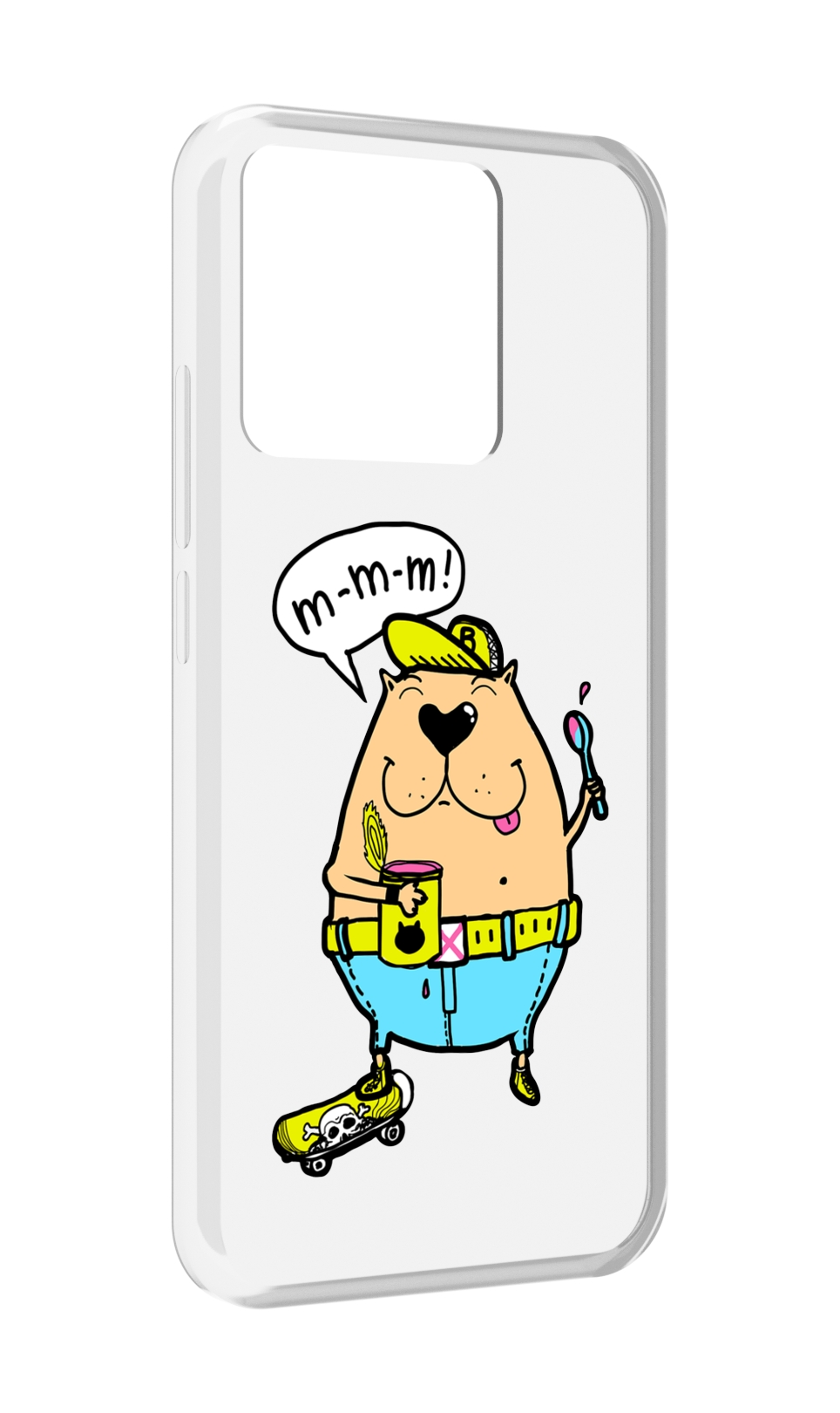 

Чехол MyPads Tocco для Xiaomi Redmi 10A Бобр, Прозрачный, Tocco