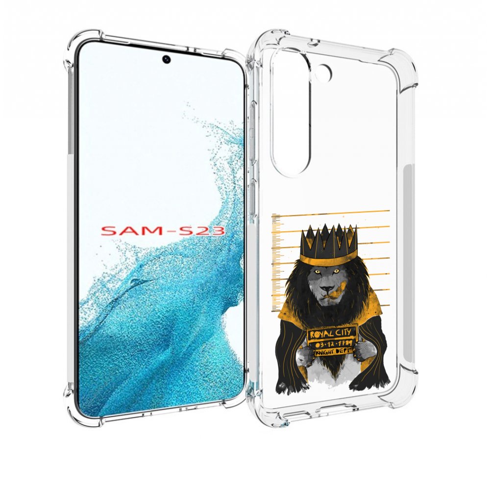 

Чехол MyPads лев в законе для Samsung Galaxy S23, Прозрачный, Tocco