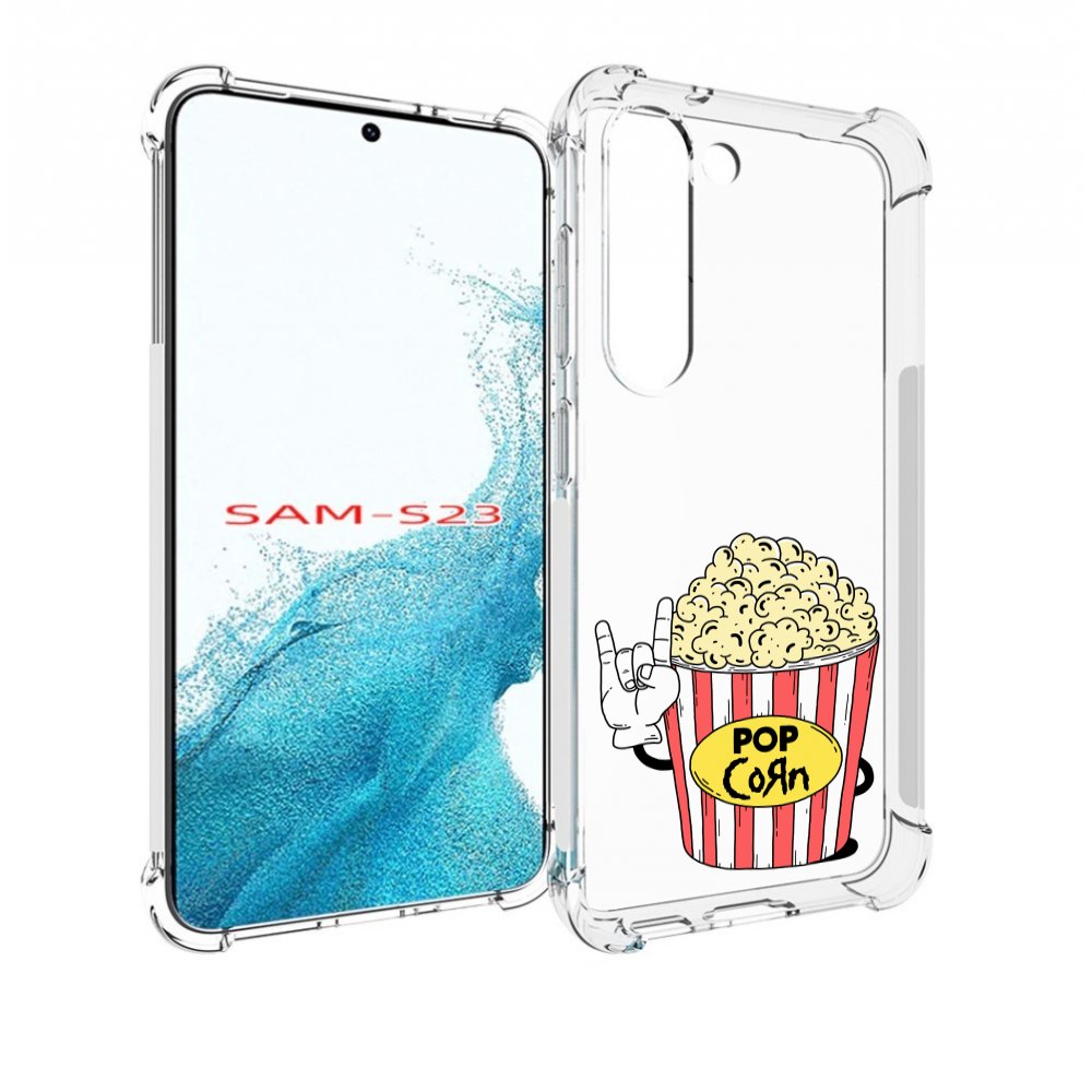 

Чехол MyPads крутой попкорн для Samsung Galaxy S23, Прозрачный, Tocco
