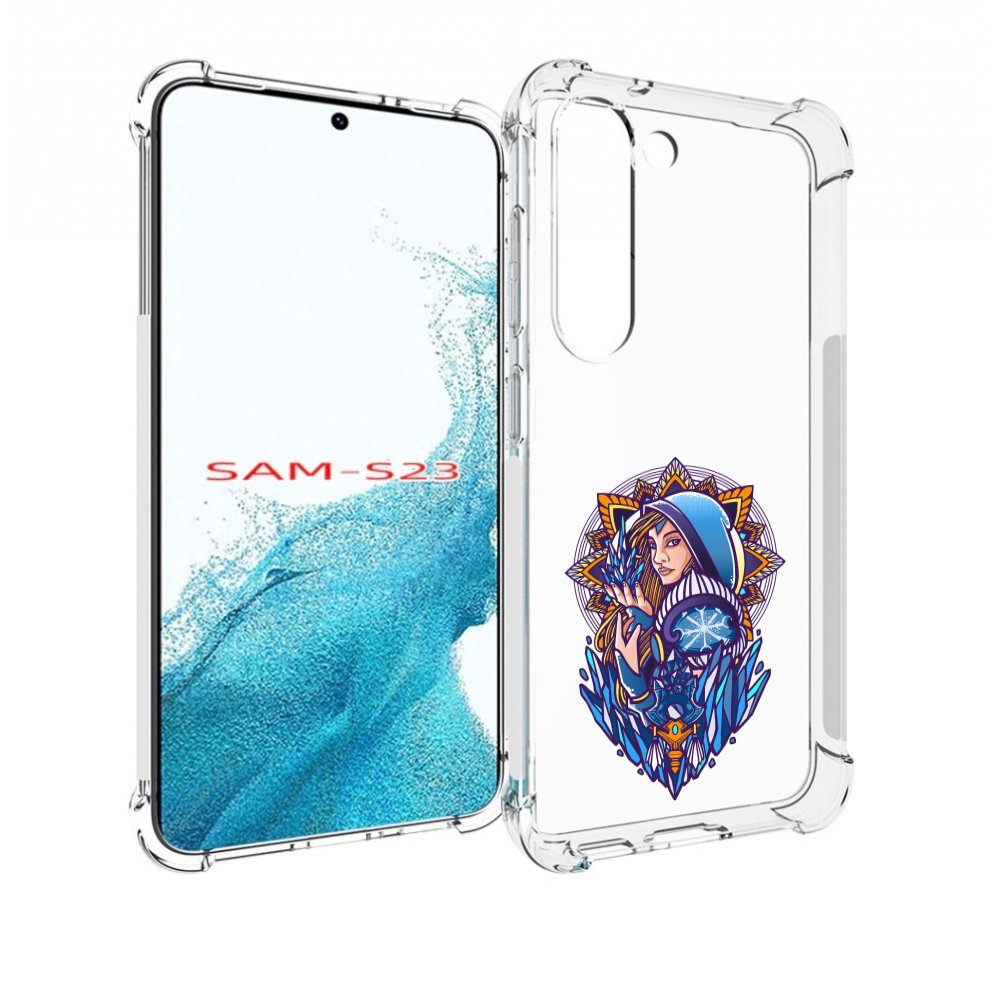

Чехол MyPads кристал мейден дота 2 для Samsung Galaxy S23, Прозрачный, Tocco