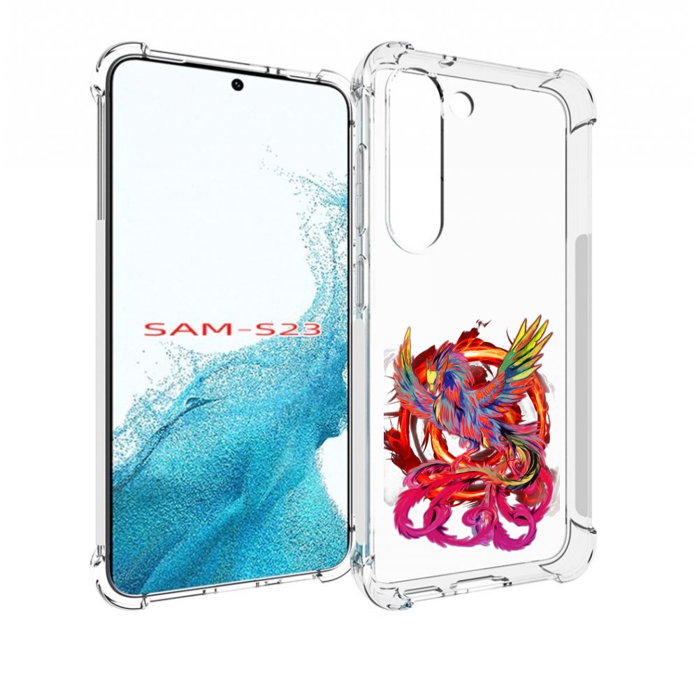 

Чехол MyPads красочный феникс для Samsung Galaxy S23, Прозрачный, Tocco