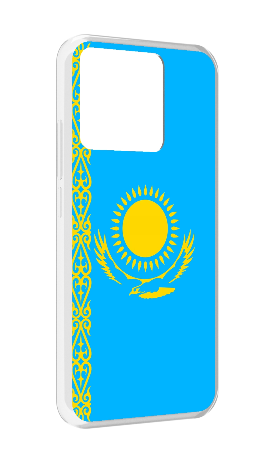 

Чехол MyPads Tocco для Xiaomi Redmi 10A флаг Казахстана-1, Прозрачный, Tocco