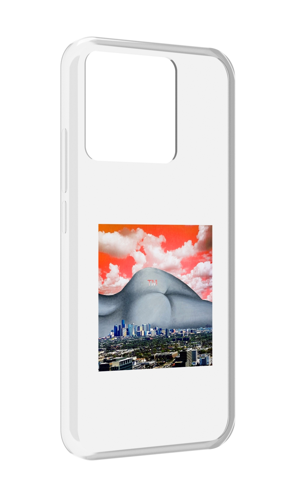 

Чехол MyPads Tocco для Xiaomi Redmi 10A город с девушкой на фоне, Прозрачный, Tocco