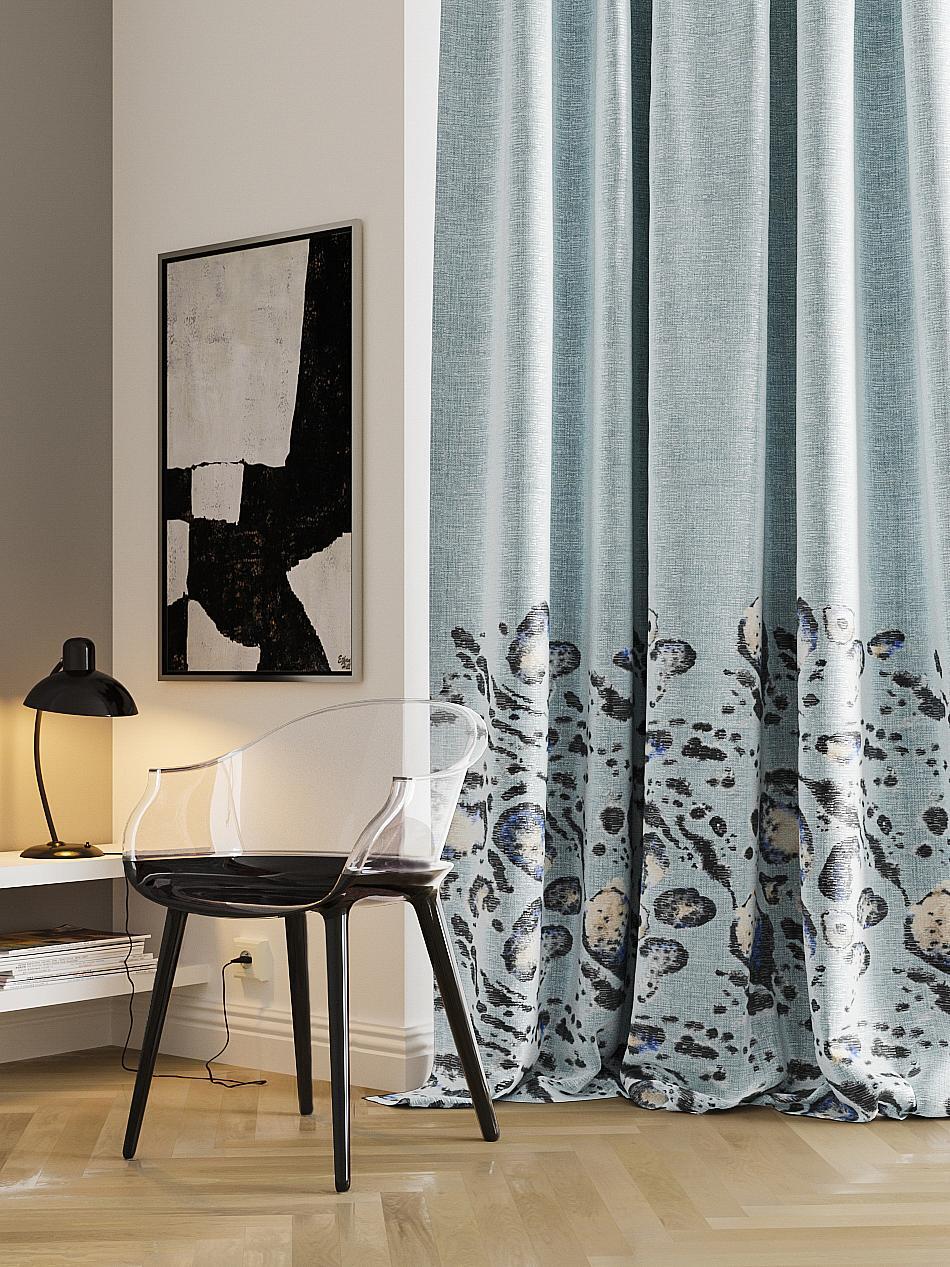 

Портьера в комнату / Штора для кухни AT HOME 280х150см / занавески нв гостиную / Тэйвори, 968043