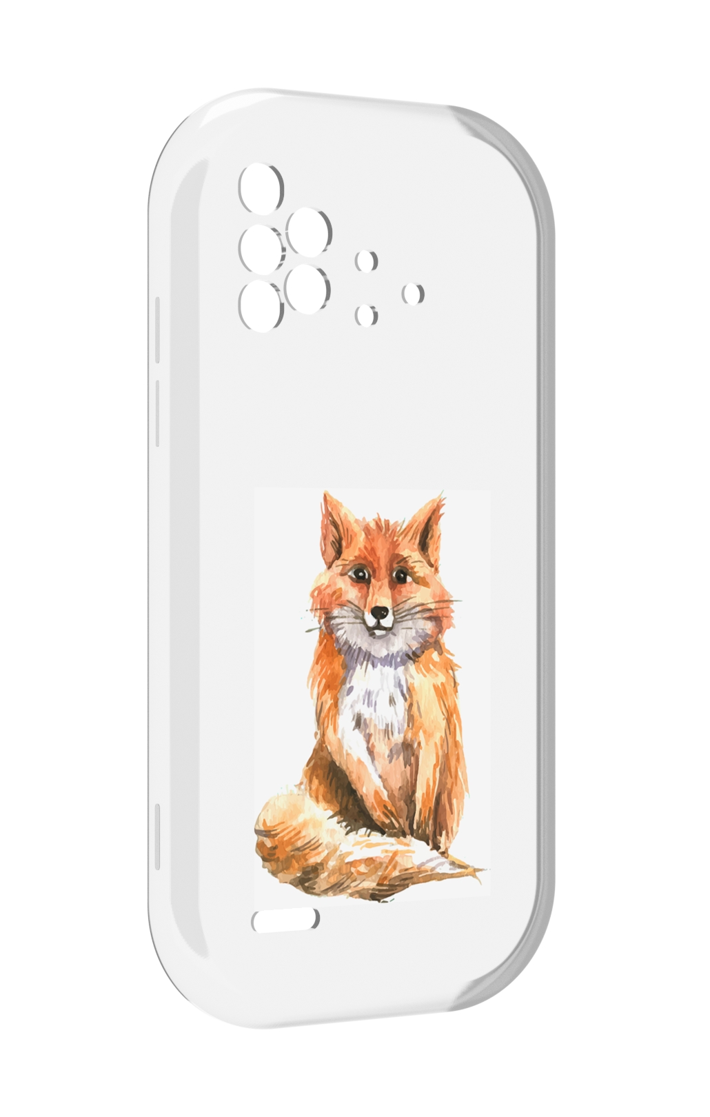 

Чехол MyPads детская лиса для UMIDIGI Bison X10 / X10 Pro, Прозрачный, Tocco