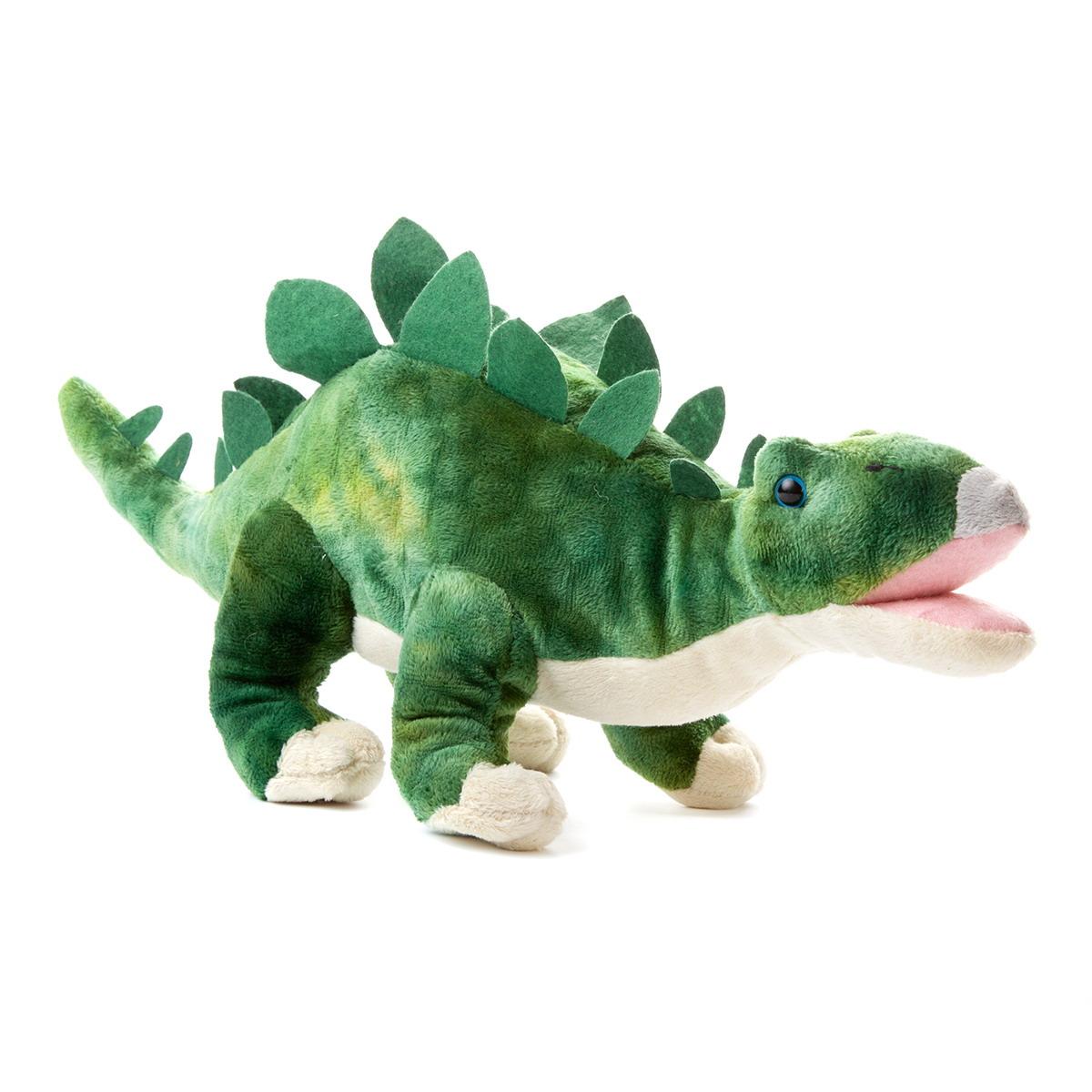 Купить Мягкая игрушка ABtoys Dino World, Динозавр Стегозавр, 36 см,