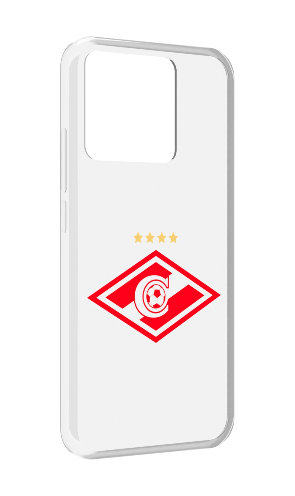 

Чехол MyPads Tocco для Xiaomi Redmi 10A фк спартак 1, Прозрачный, Tocco