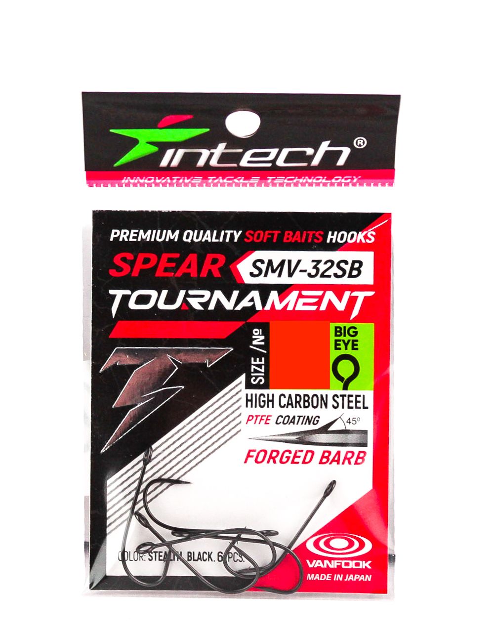 Крючок Intech Vanfook Tournament Spear SMV-32SB 2 6 шт 330₽