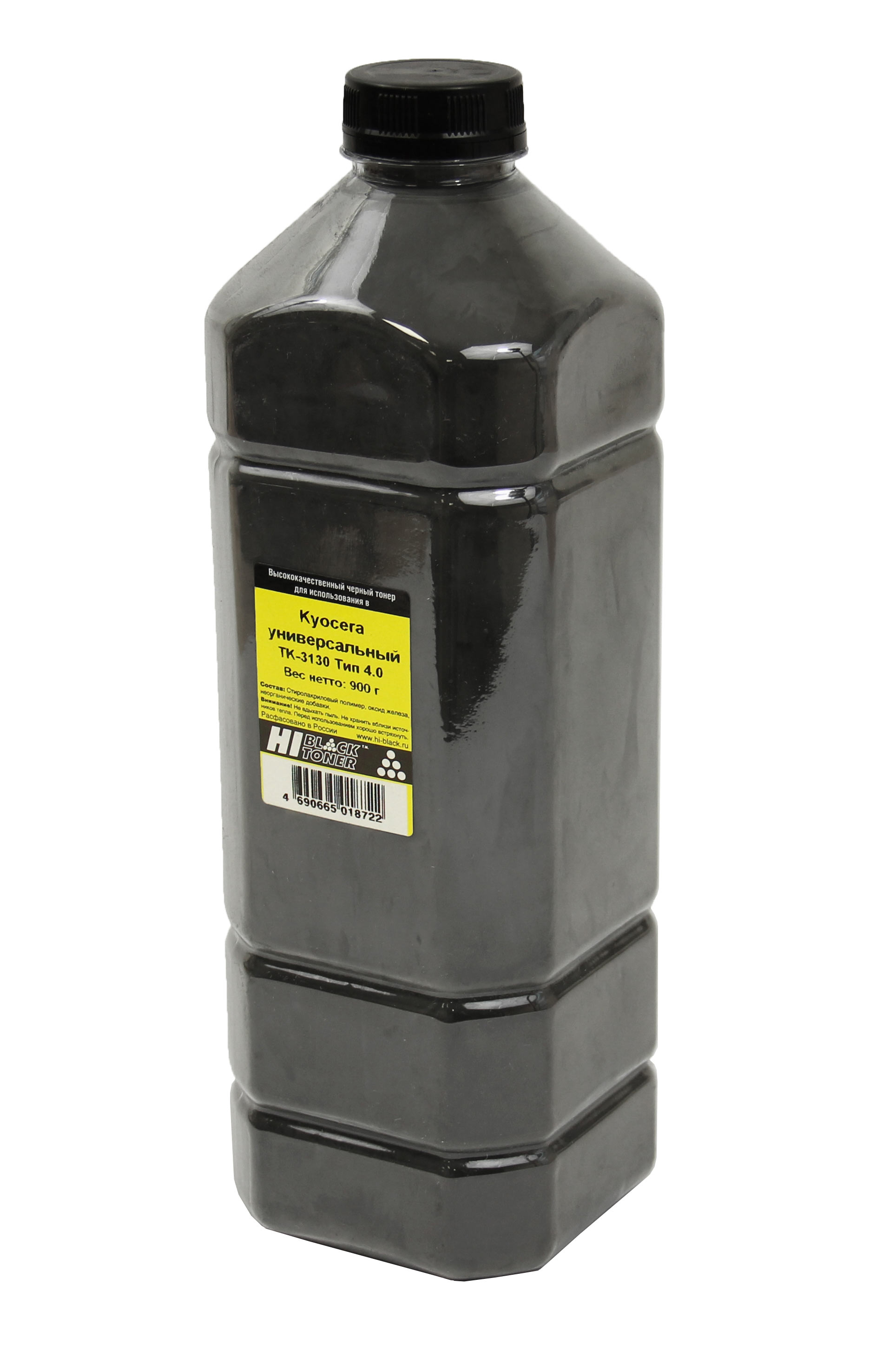 фото Тонер hi-black подходит для kyocera tk-3130 тип 4.0, 900г, канистра универсальный