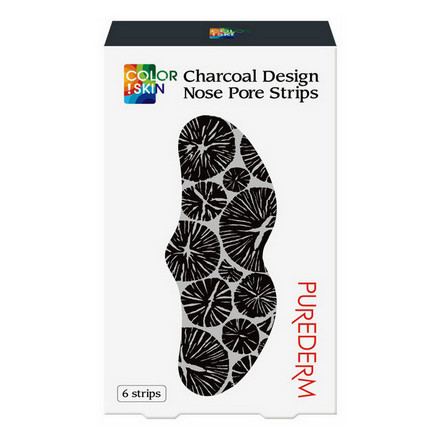 

Полоски Purederm для носа Color Skin Charcoal 6 шт